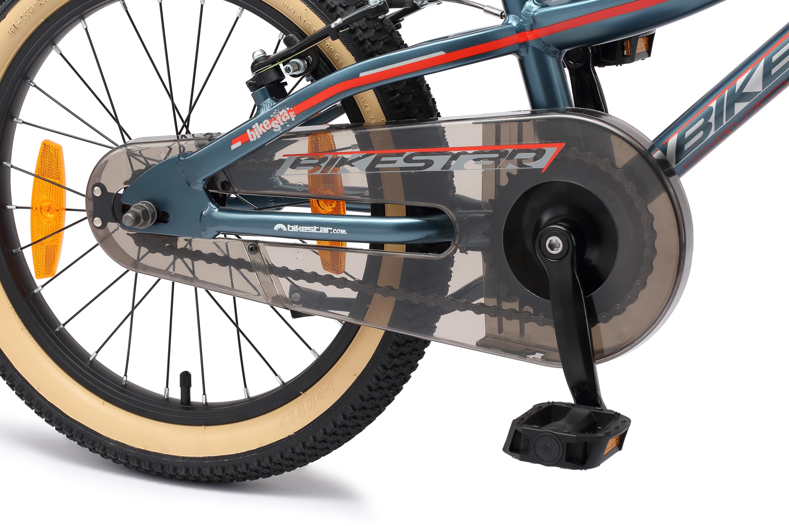 Mountain Bike Bambini 18 Pollici - Bici A Pedale Con Forcella Ammortizzata, Per Ragazzi E Ragazze Altezza 125-140 Cm, Rosa