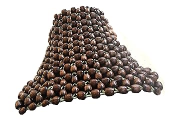 Q1 Beads Universal Fit BSC Wooden Beads Bike Seat Cover Cushion Supports Sit Bones, Tailbone, and Buttock Muscles - Massager Suitable for Long Rides for All The Brand's Bike (Coffee) - image, photos