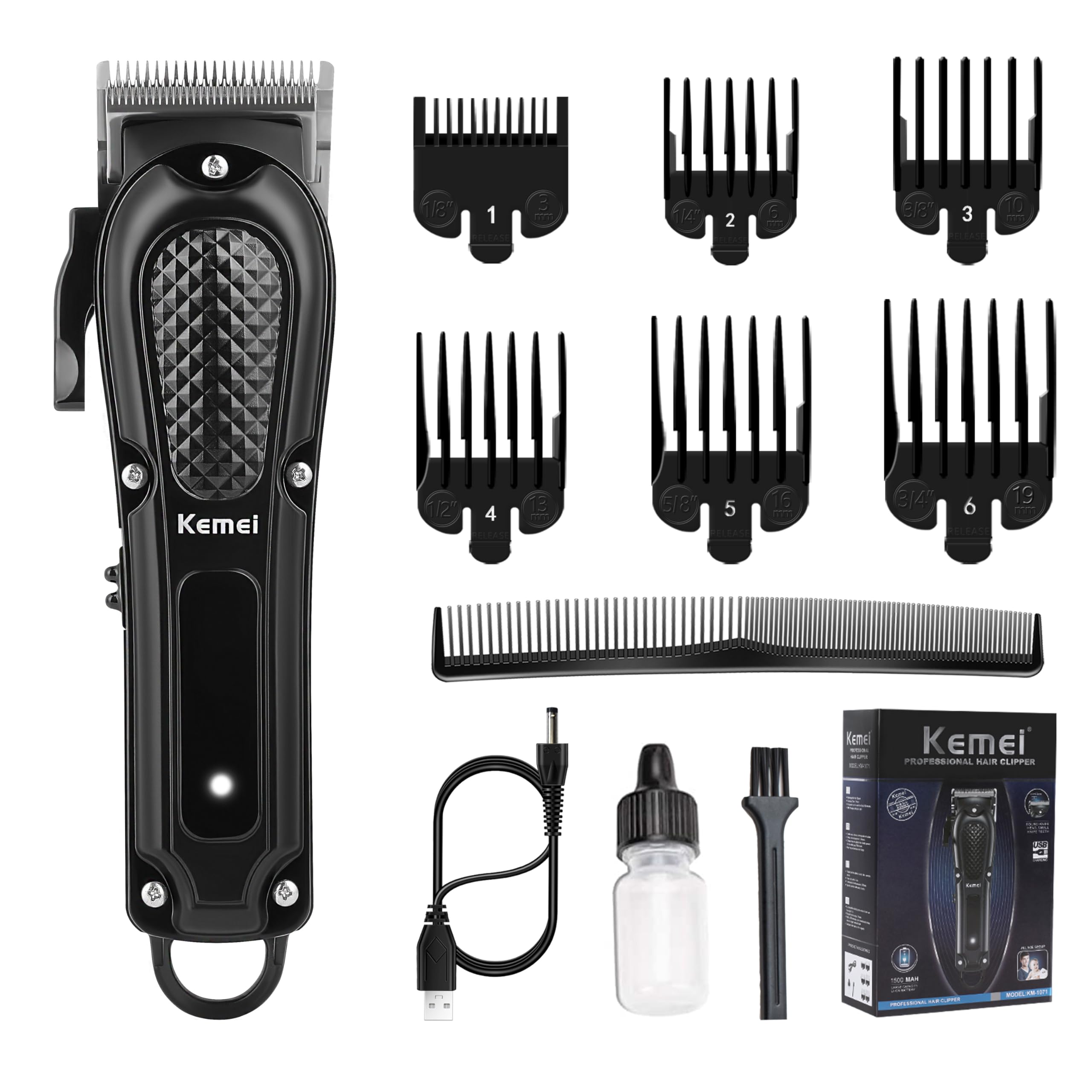 Amazon.co.jp: KEMEI プロフェッショナルヘアクリッパー 男性用