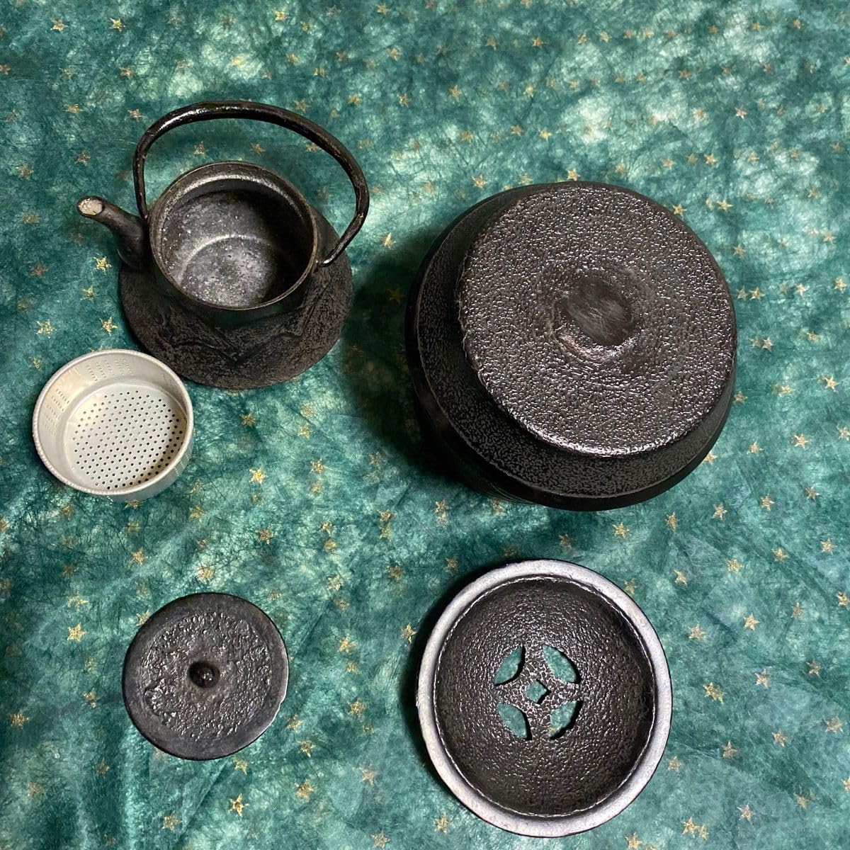 Amazon.co.jp: 南部鉄器 高陽堂 鉄瓶セット : おもちゃ 