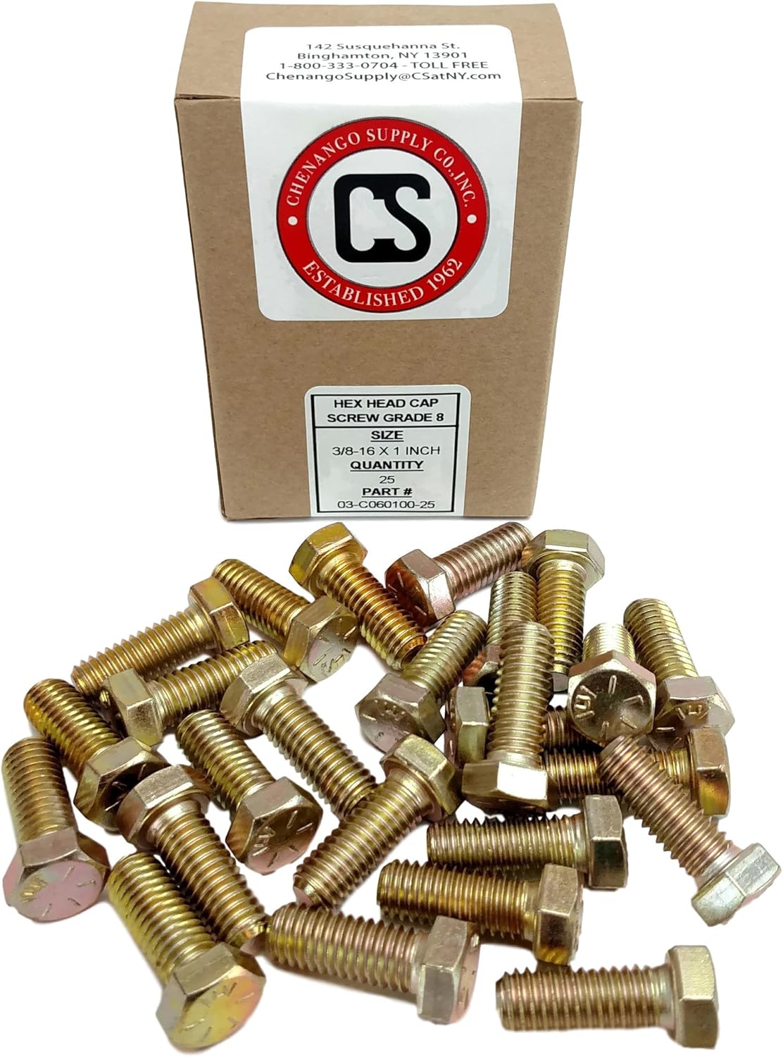 Qty 500 1/2" Standard Split Lock Washers Grade 8 Hardened Yellow Zinc