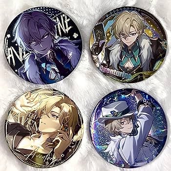 Amazon.co.jp: 崩壊スターレイル アベンチュリン 缶バッジ 4個