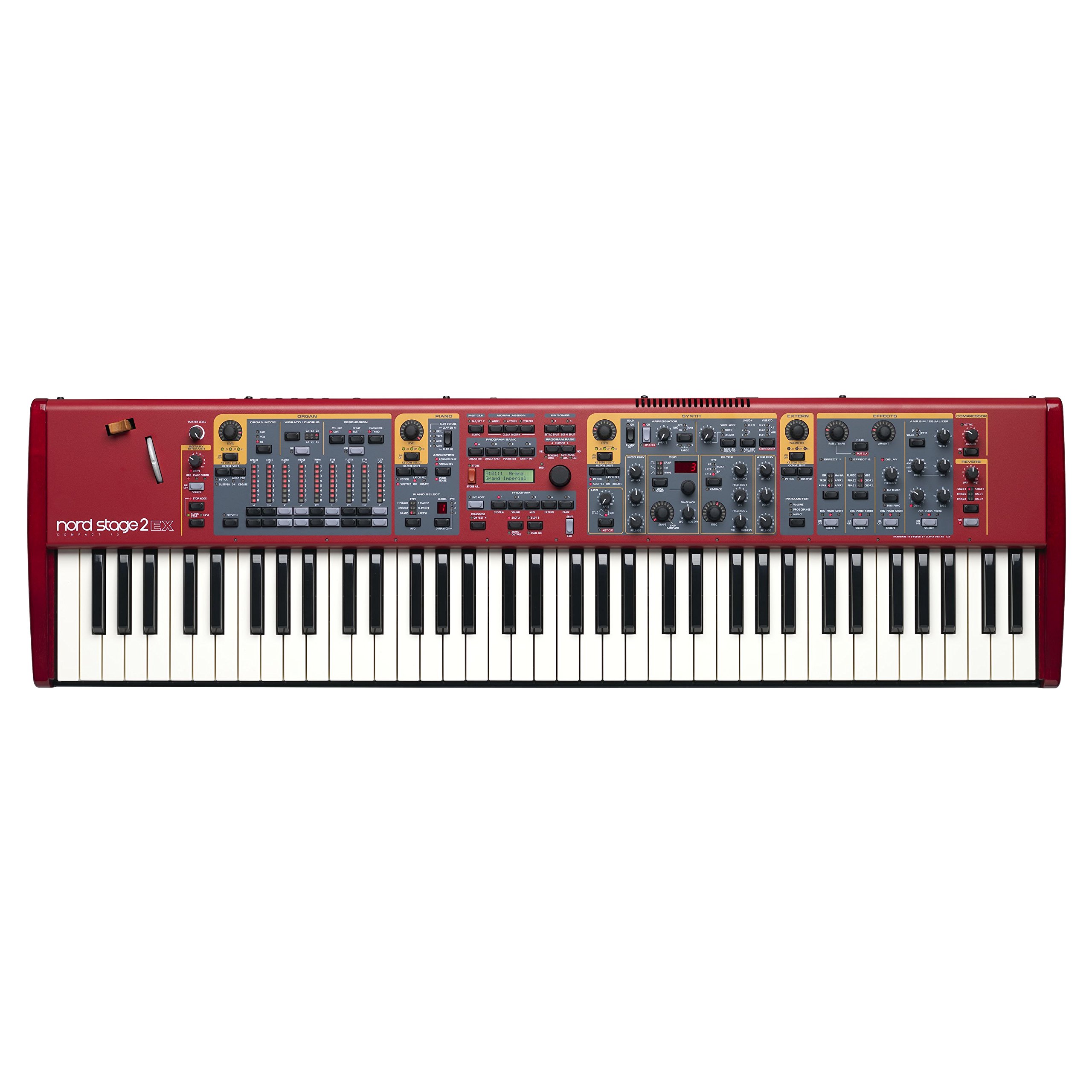 Nord Stage 2 EX Compact 73-Key Semi-Weighted Keybed With LED