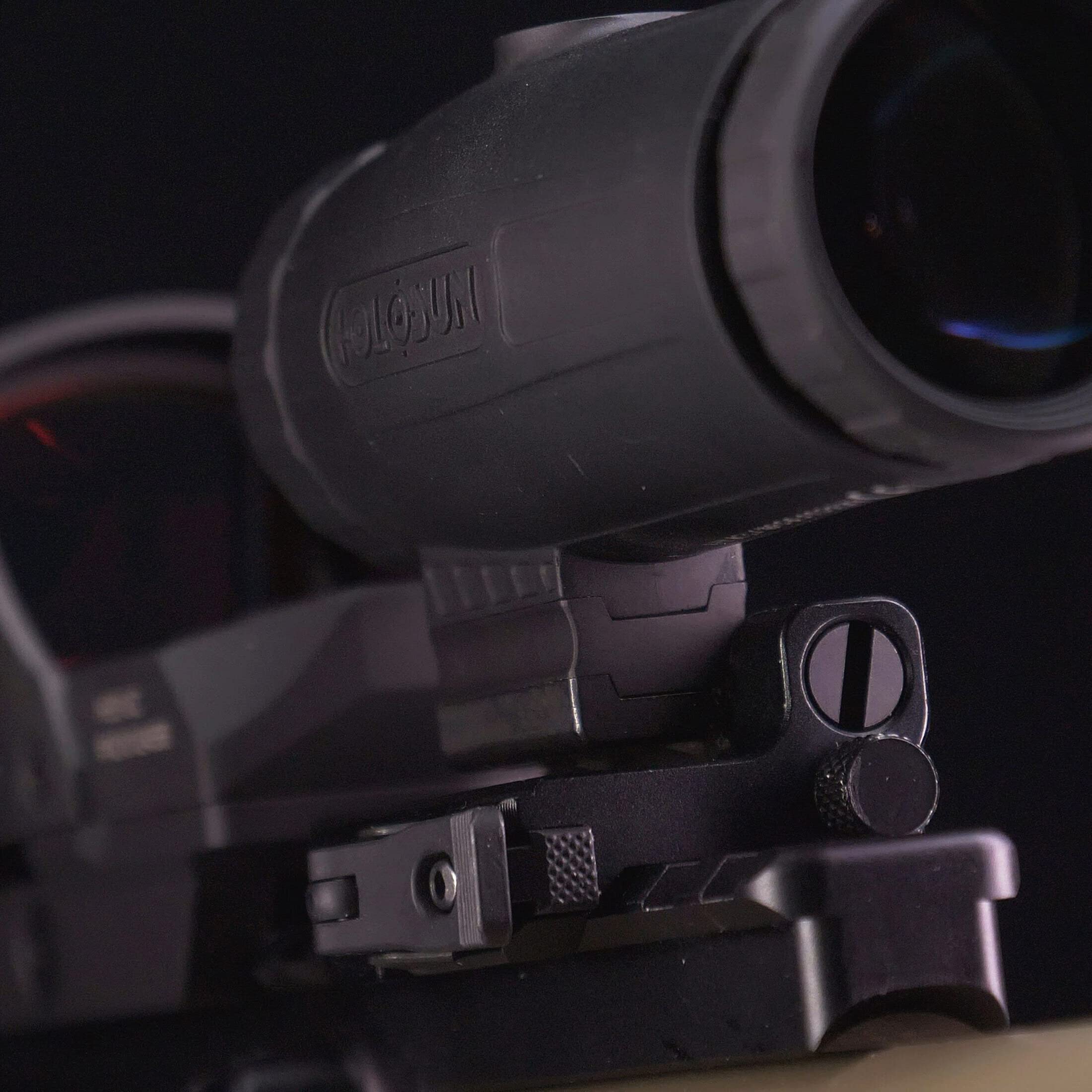 Holosun Magnifier HM3X, 3 Fach Vergrößerung, schwarz, Picatinny, Jagd, Sportschießen, Softair, für Tactical Micro red dot Sight - 70128079