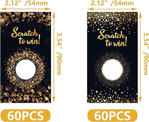 Miniatura 7 de INKNOTE 120 tarjetas de regalo para pequeñas empresas para peluquería, salón de maquillaje, spa, restaurante, tarjetas de cupón de bricolaje para