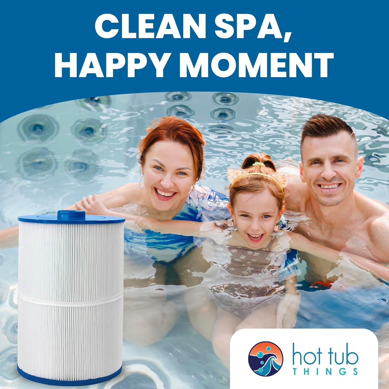 Hot Tub Things 880™ Outer Filter Replacement - Compatible with Sundance Spas 6473-453S (mid 01/2024+), Spa Filter & Pool Accessories, Washable & Reusable, Superior Filtration
