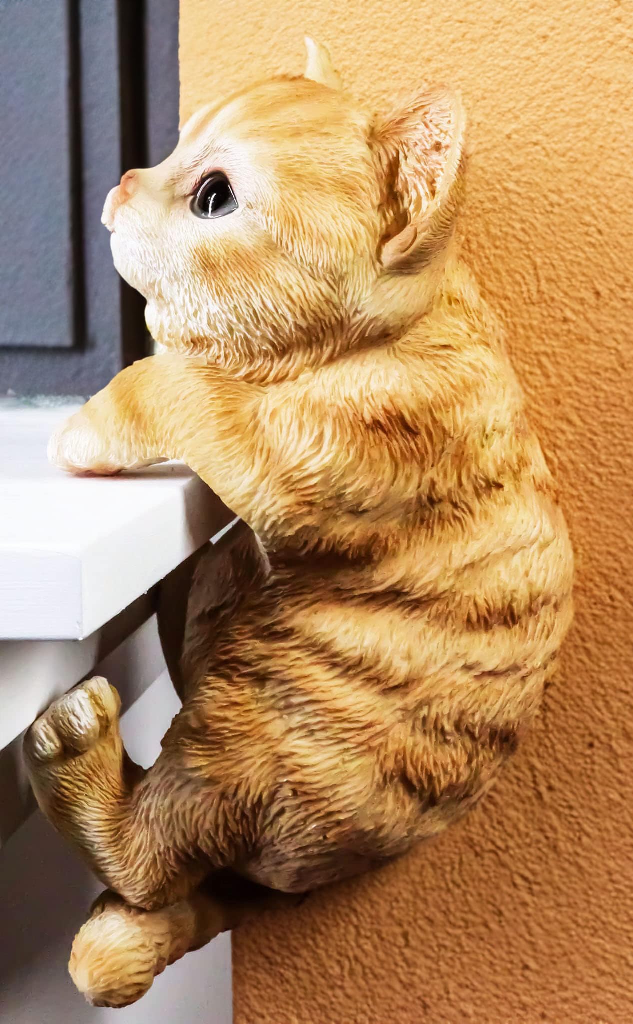 Amazon.com: coolboy Hanging Cat Statue Garden Patio Decor,Lifelike