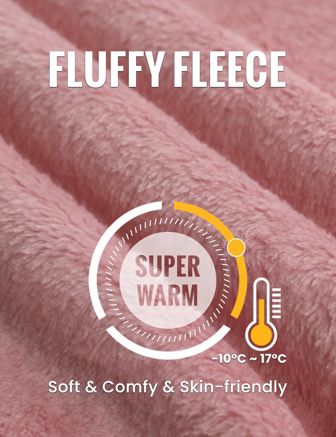 Lentta Women's Fleece Pajama Pants Casual Fuzzy Warm Sleep Bottoms Drawstring Elastic Waist with Pockets - Image 2