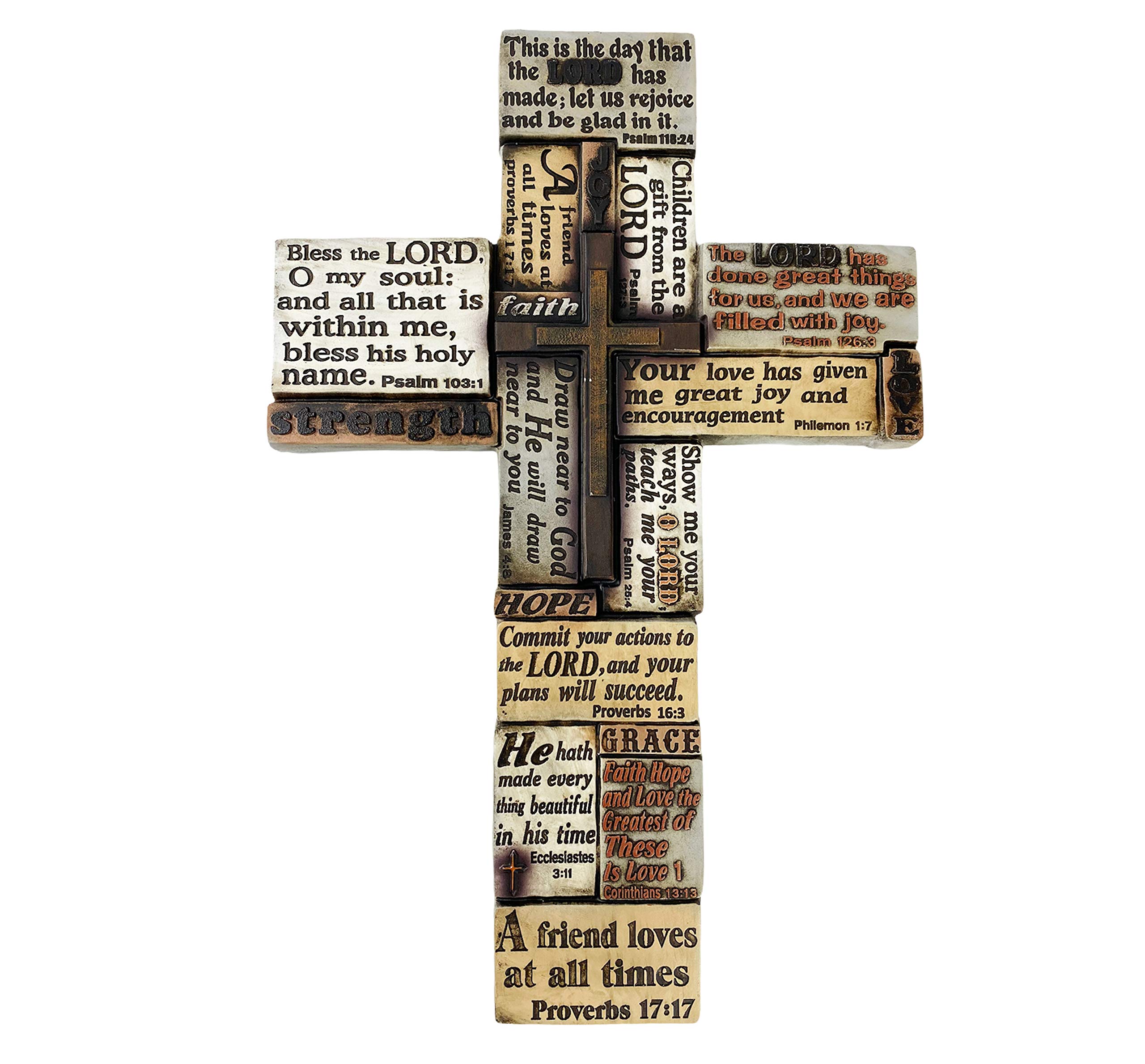 Buy Urbalabs Bible Verses Religious Faith Hope Love Wall Decor 18