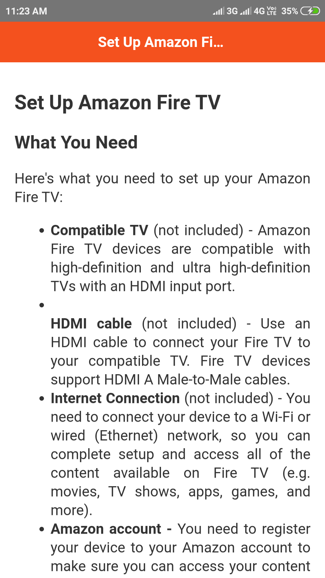 User guide for Fire TV - App on Amazon Appstore