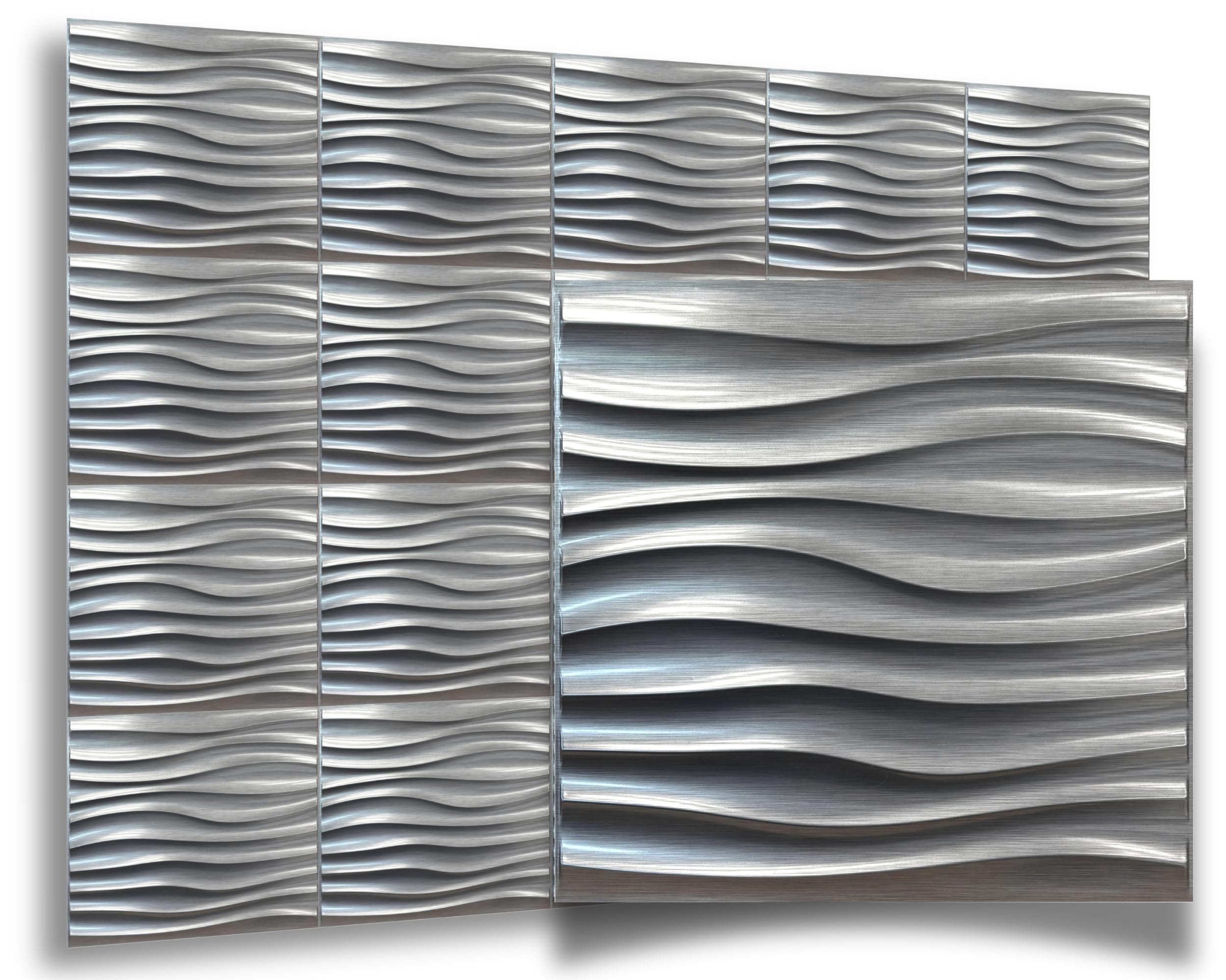 Paneles 3D plástico PVC 5m²-20PCS Paneles de pared Sala de juego Techo de pared Óptica 3D Diamante 3D PVC — view 21