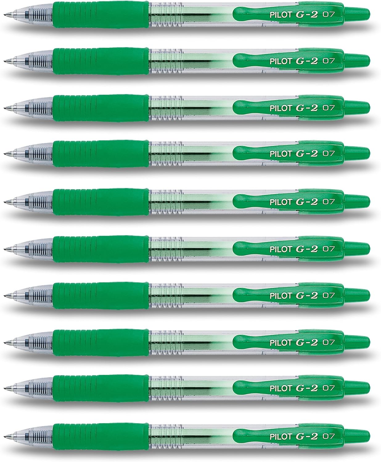 Pilot G2 Retractable Gel Pens, Red, 10 Pens