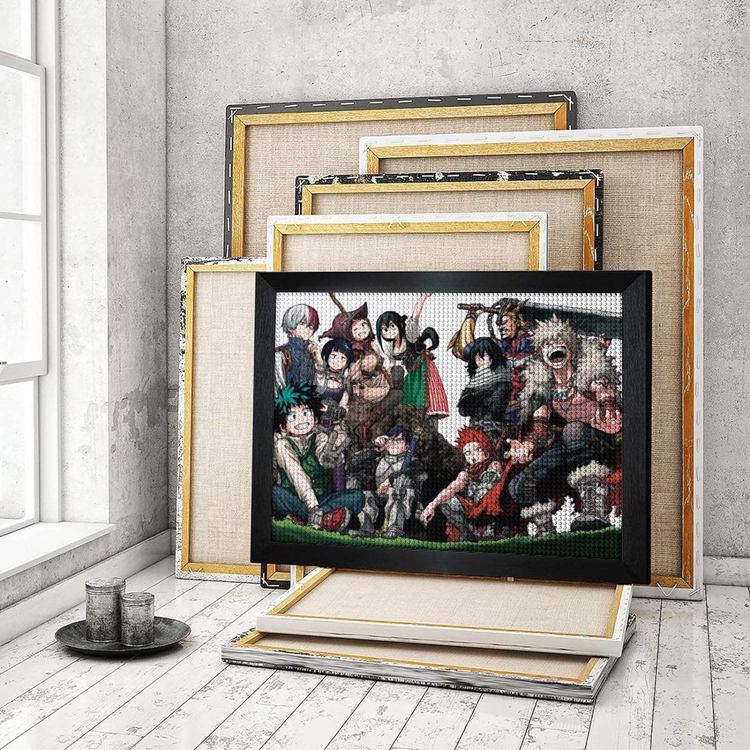 Amazon.co.jp: 僕のヒーローアカデミア ヒロアカ ダイヤモンド画 5D
