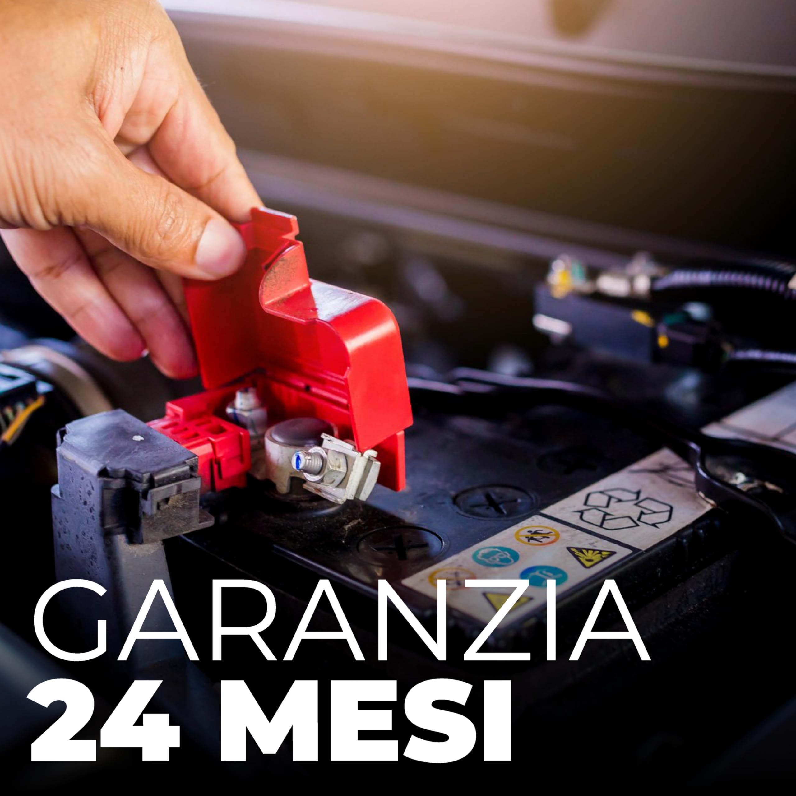 La Casa della Batteria Batteria Auto Expedit Moving Energy Tech Batteria 12v Batteria Auto 60 Ah 540A L2 60P DX Dimensioni 24.2×17.5×19 cm Made in Italy