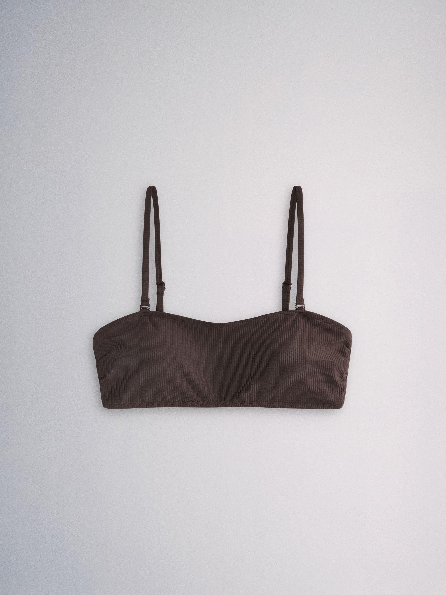 THE SET Donne Confezione da 3 Top Bikini a Fascia con Spalline | Adulto, Bandeau, Mid Rise, Pull On, Lavabile in lavatrice