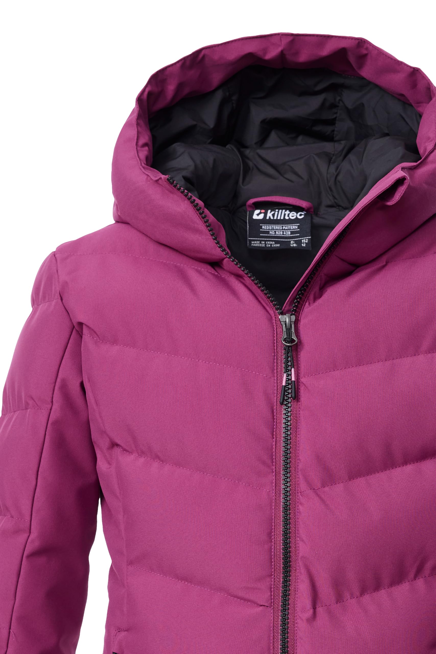Killtec Kow 220 Grls Qltd Jckt Giacca trapuntata/funzionale in piuma d'oca con cappuccio Bambine e ragazze