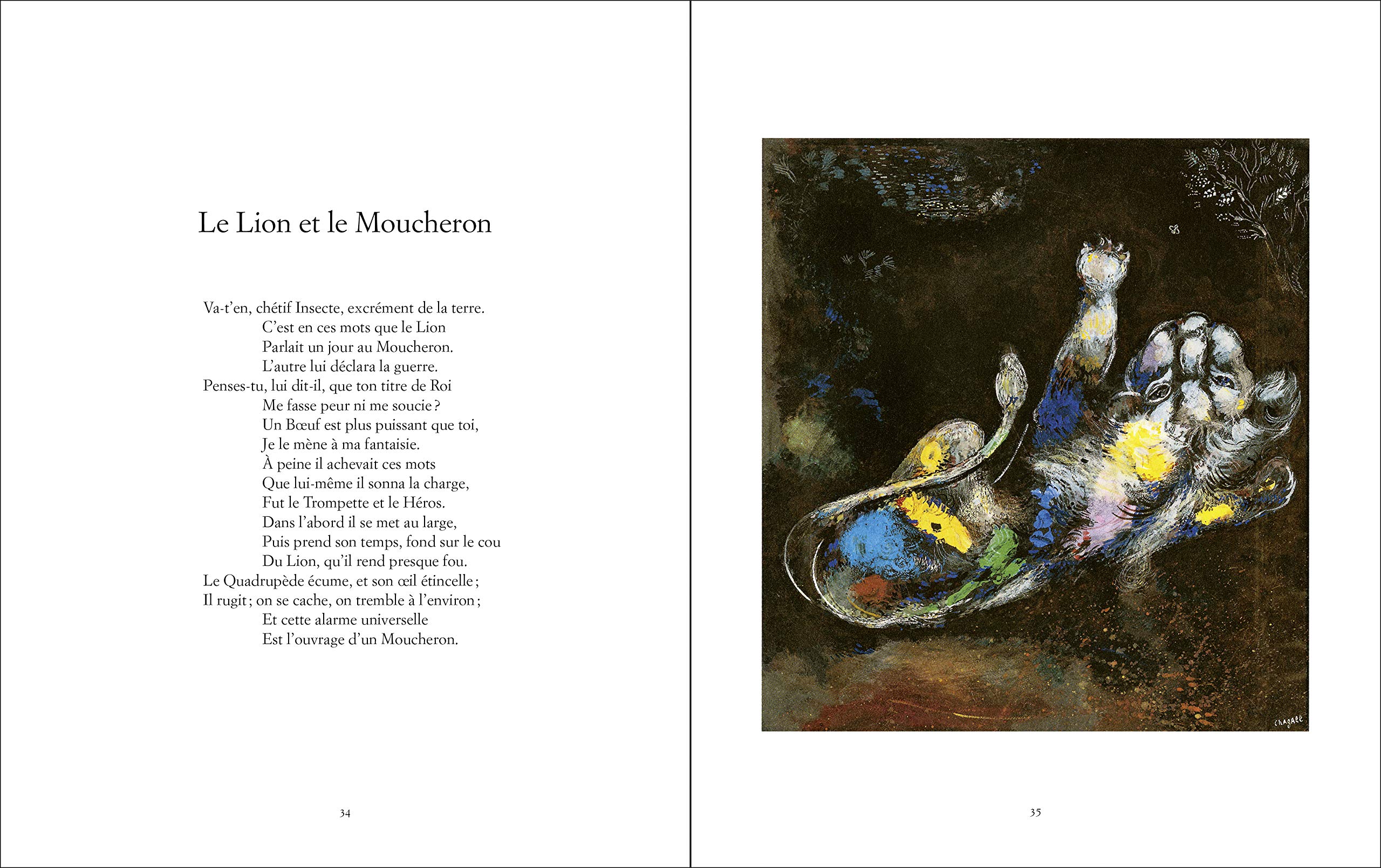Les Fables de La Fontaine illustrées par Chagall (Coffret)
