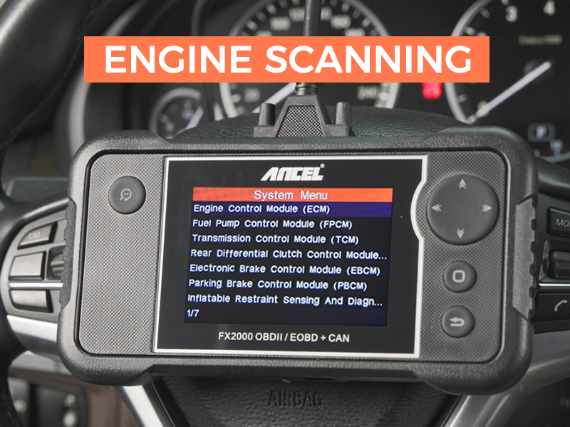 ANCEL FX2000 OBD2 Scanner Diagnostic Tool, ABS SRS Transmission