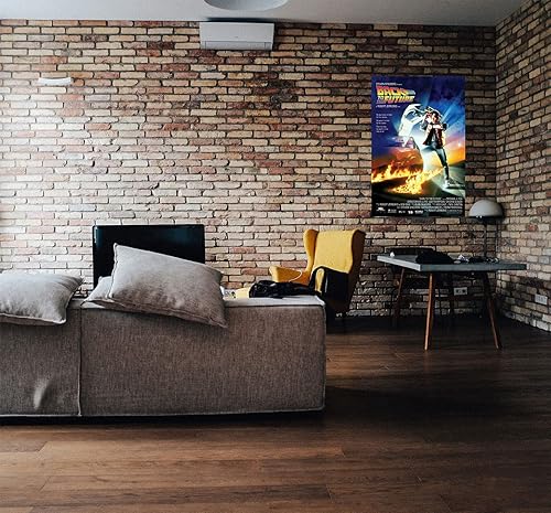 Miniatura 6 de Películas favoritas de los años 80, Regreso al futuro, póster de película (estilo regular) (tamaño 24 x 36 pulgadas)