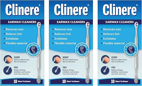 Miniatura 11 de Clinere® Limpiadores de oídos, herramienta suave de limpieza de oídos y eliminación de cera de oídos, alivio de picazón, exfolia, 10
