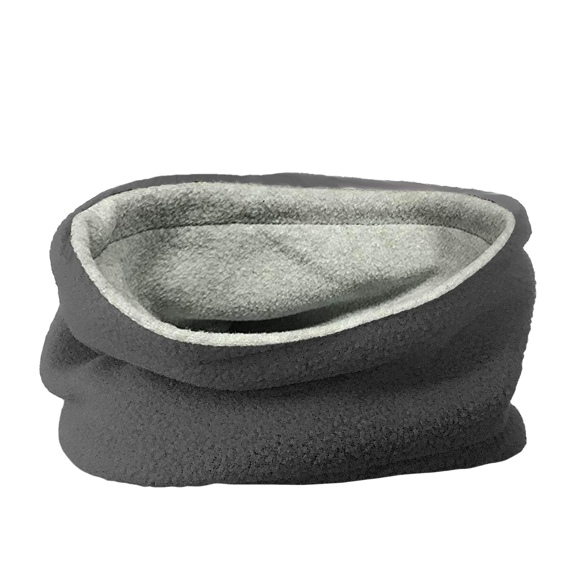 TOSKATOK® Childrens Kids Boys Girls Warm Winter Reversible Soft Fleece Snood Neckwarmer Scarf-GREY