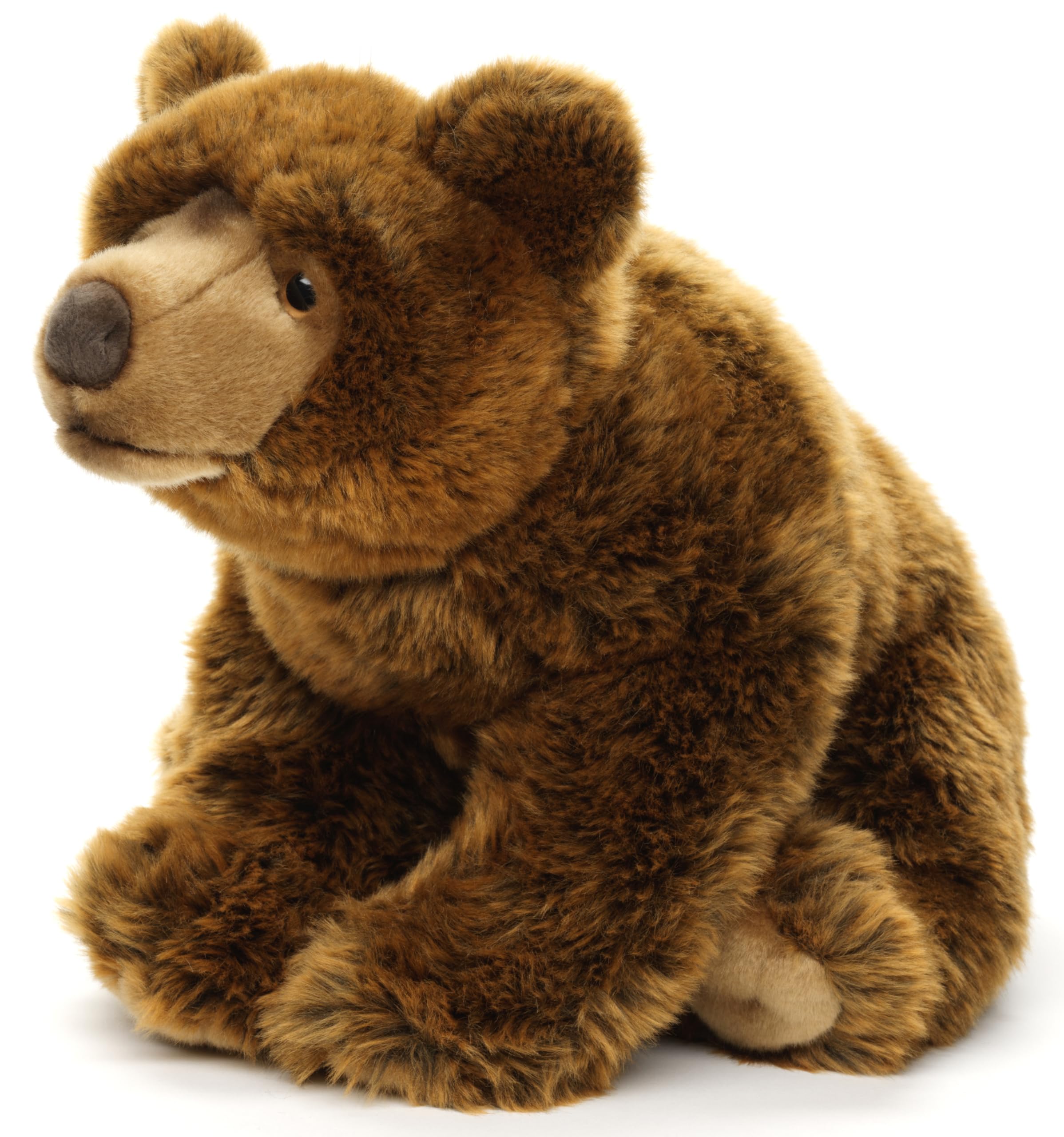 Uni-Toys - Oso marrón Grande, Sentado, 43 cm (Longitud) - Oso de Peluche - Peluche