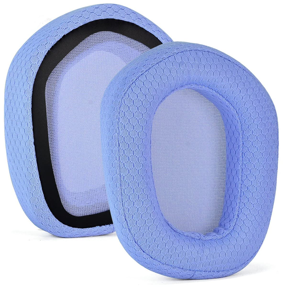 Almohadillas para auriculares de malla + espuma viscoelástica, piezas de reparación para Logitech (G335)