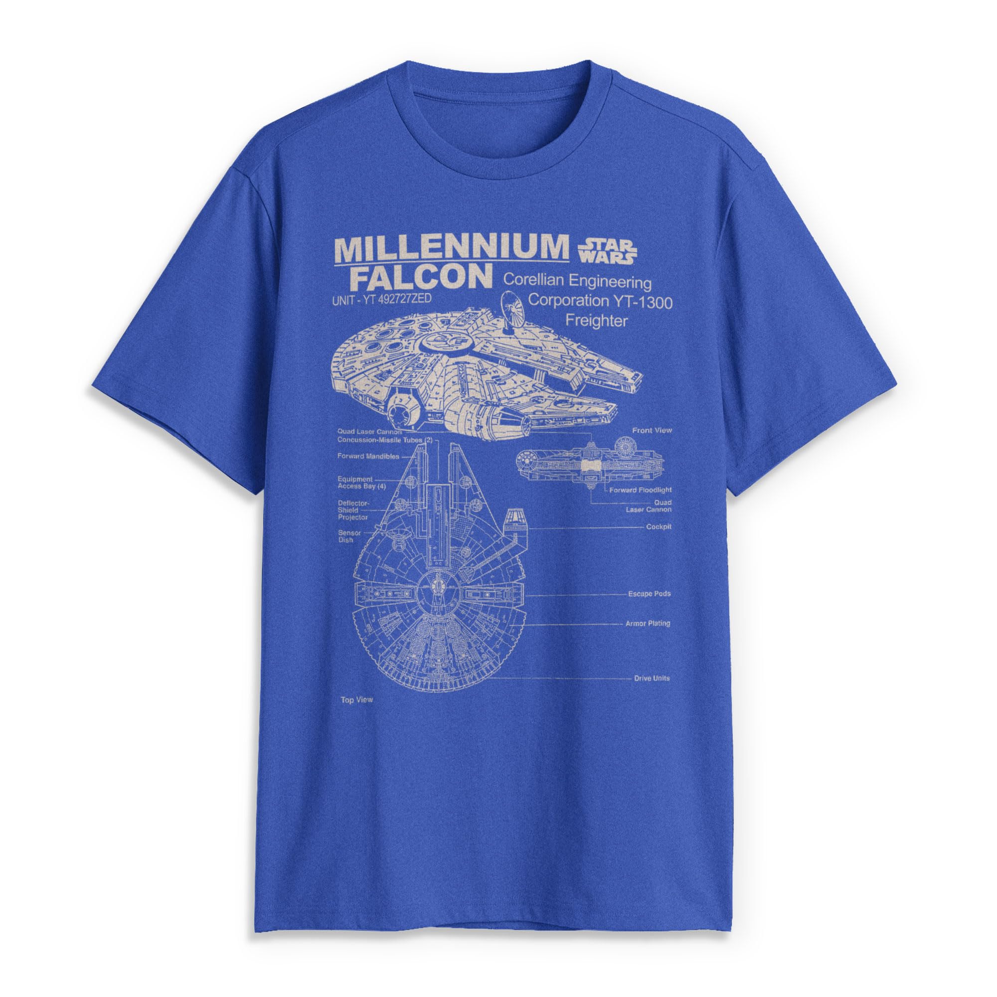 STAR WARS Men's A New Hope Corellian Freighter T-Shirt