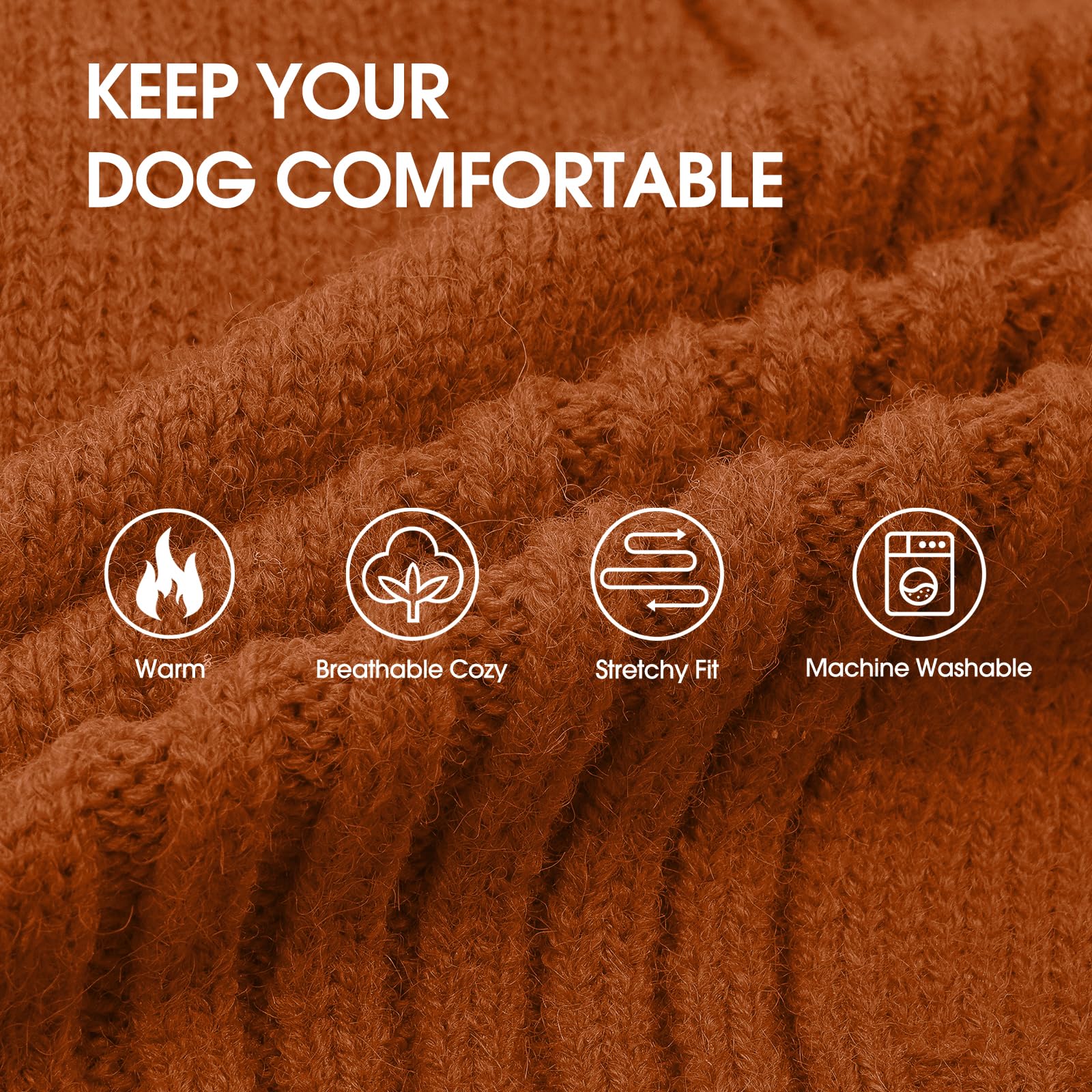 IECOii - Suéter de perro XL, ropa para perros extra grandes, ropa