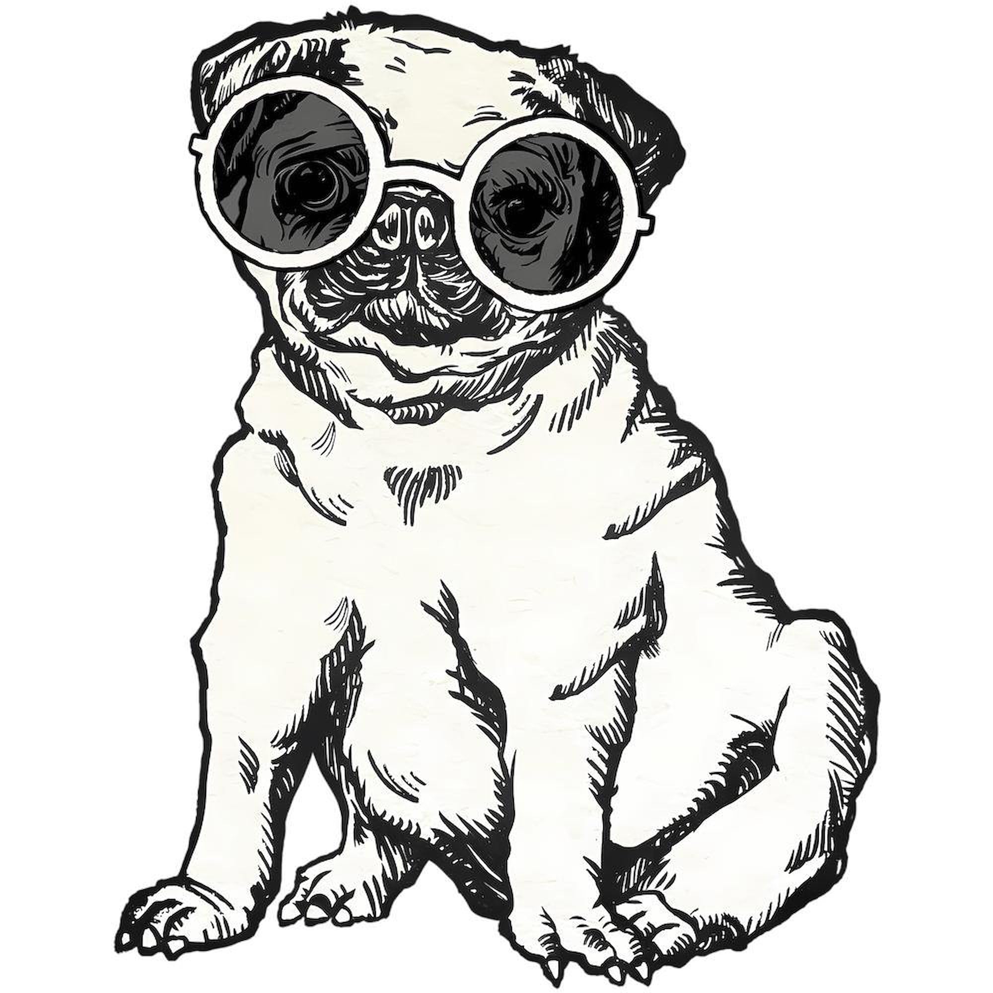 CafePress The Pug Queen Duvet Cover, Printed Comforter Cover, Unique Bedding