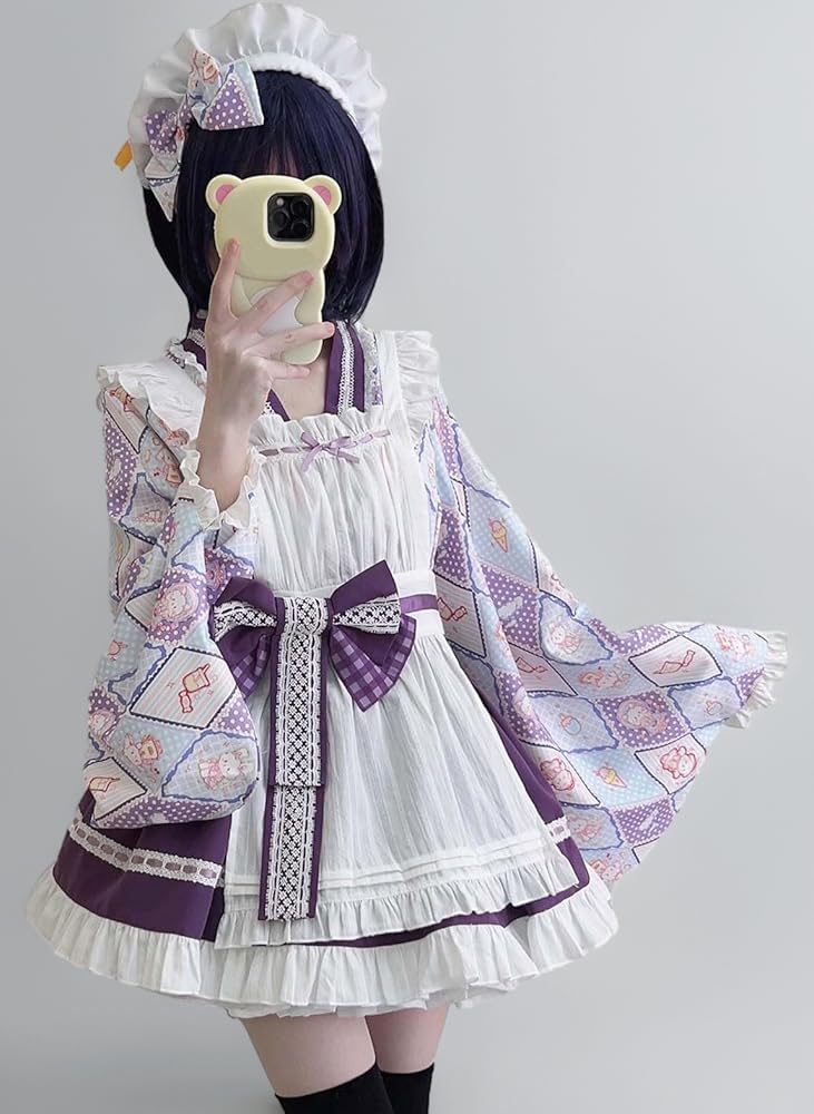 Amazon.co.jp: [ZYOOFOV] 着物 和服 レディース ドレス コスプレ