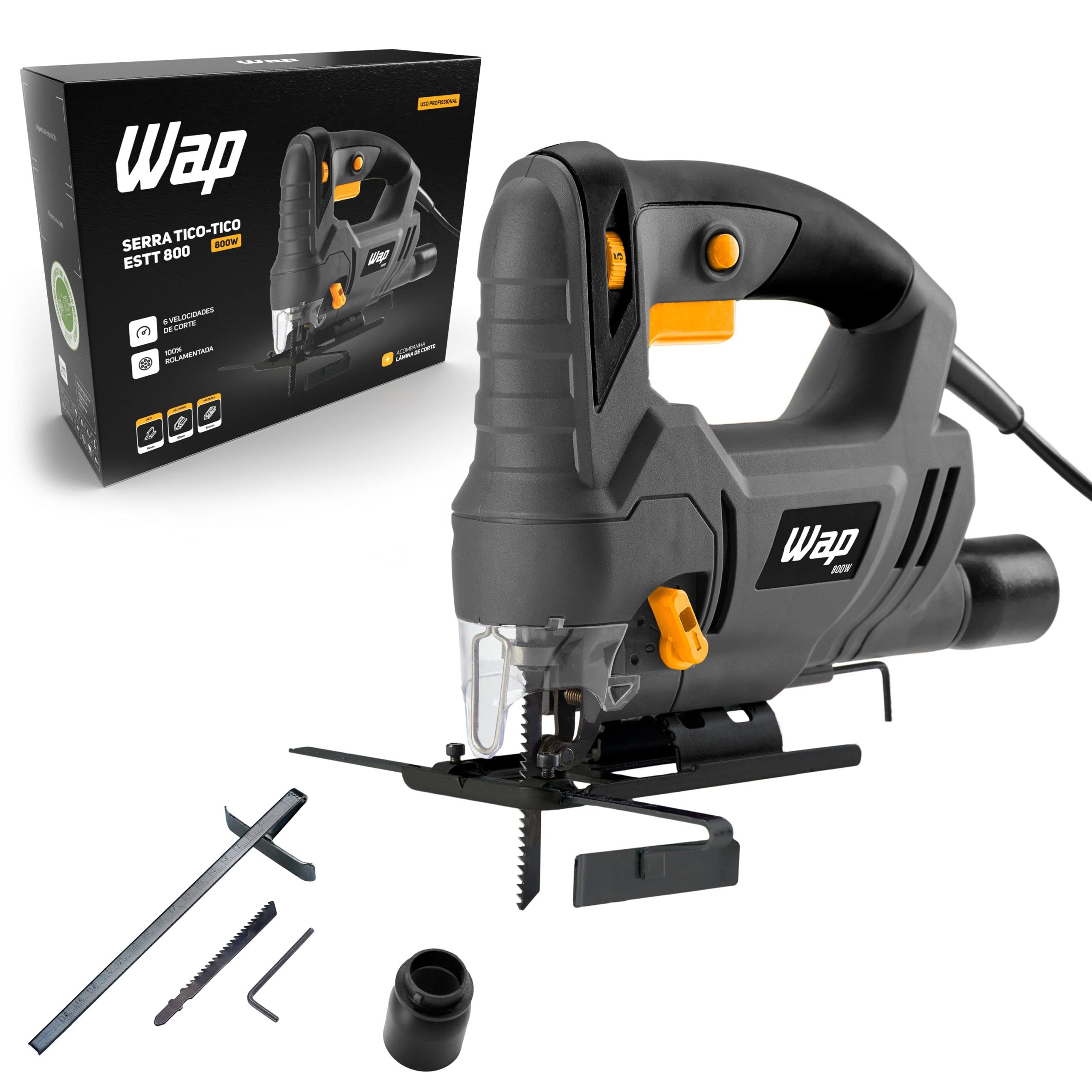 WAP Serra Tico Tico ESTT 800 para Cortes Curvos e Retos