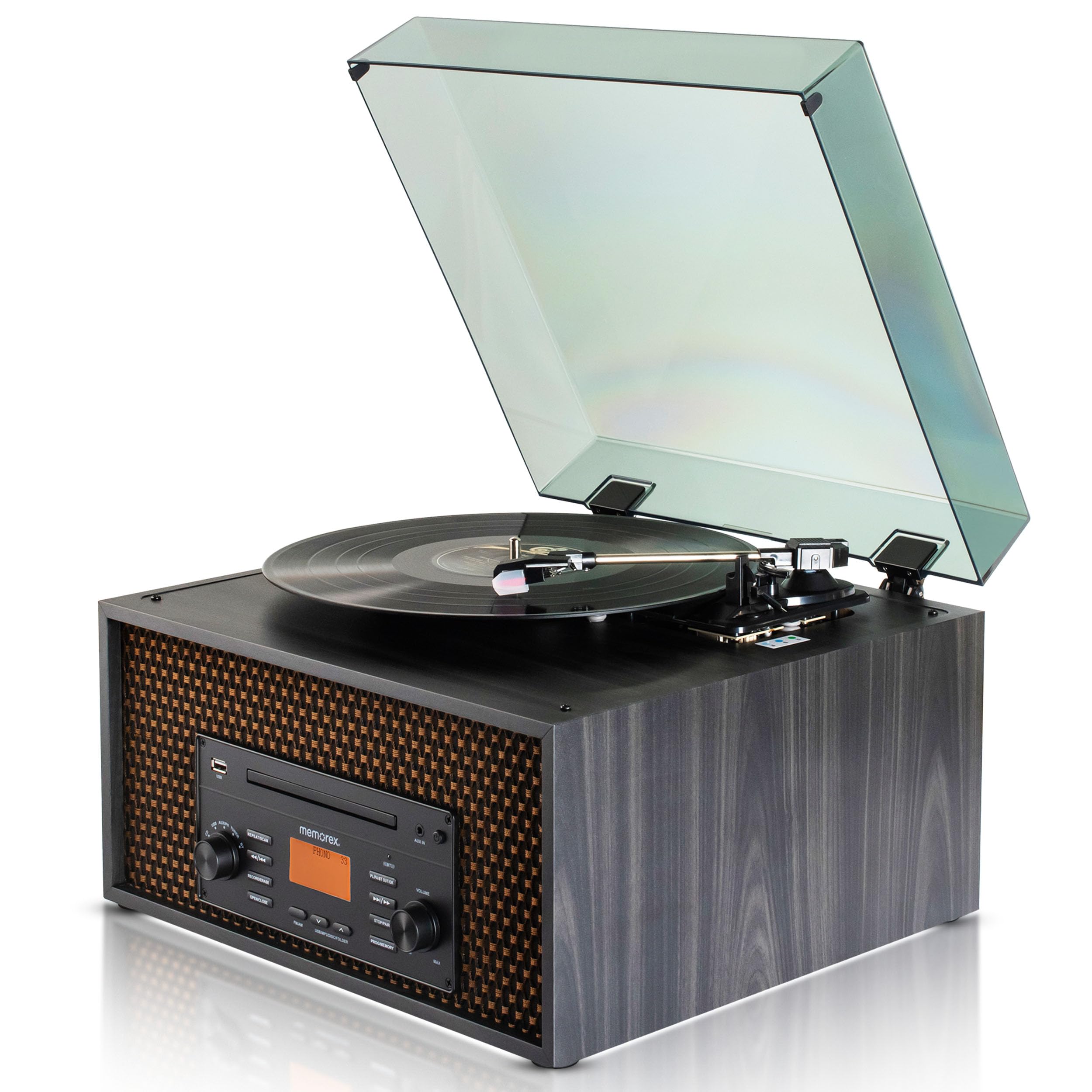 Amazon.com: Memorex MX-TT700 | 7-in-1 Nostalgic Wooden Music