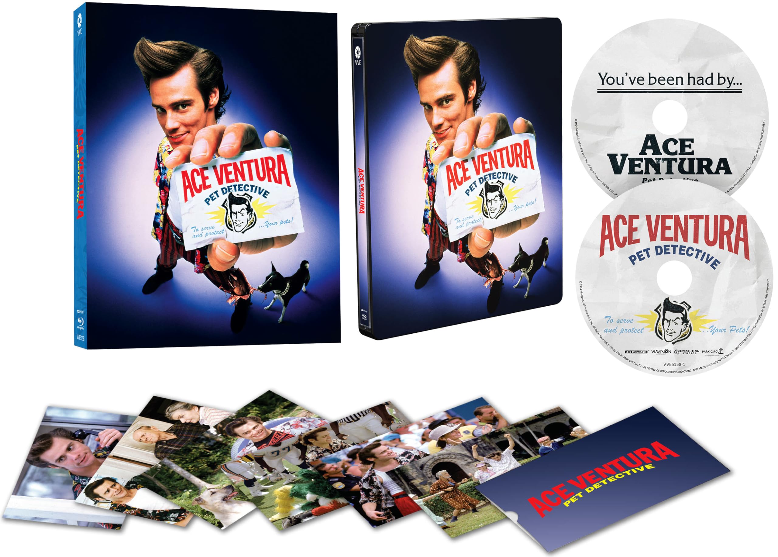 Ace Ventura: Pet Detective (Limited Edition Steelbook) (4K Ultra HD + Blu-ray)