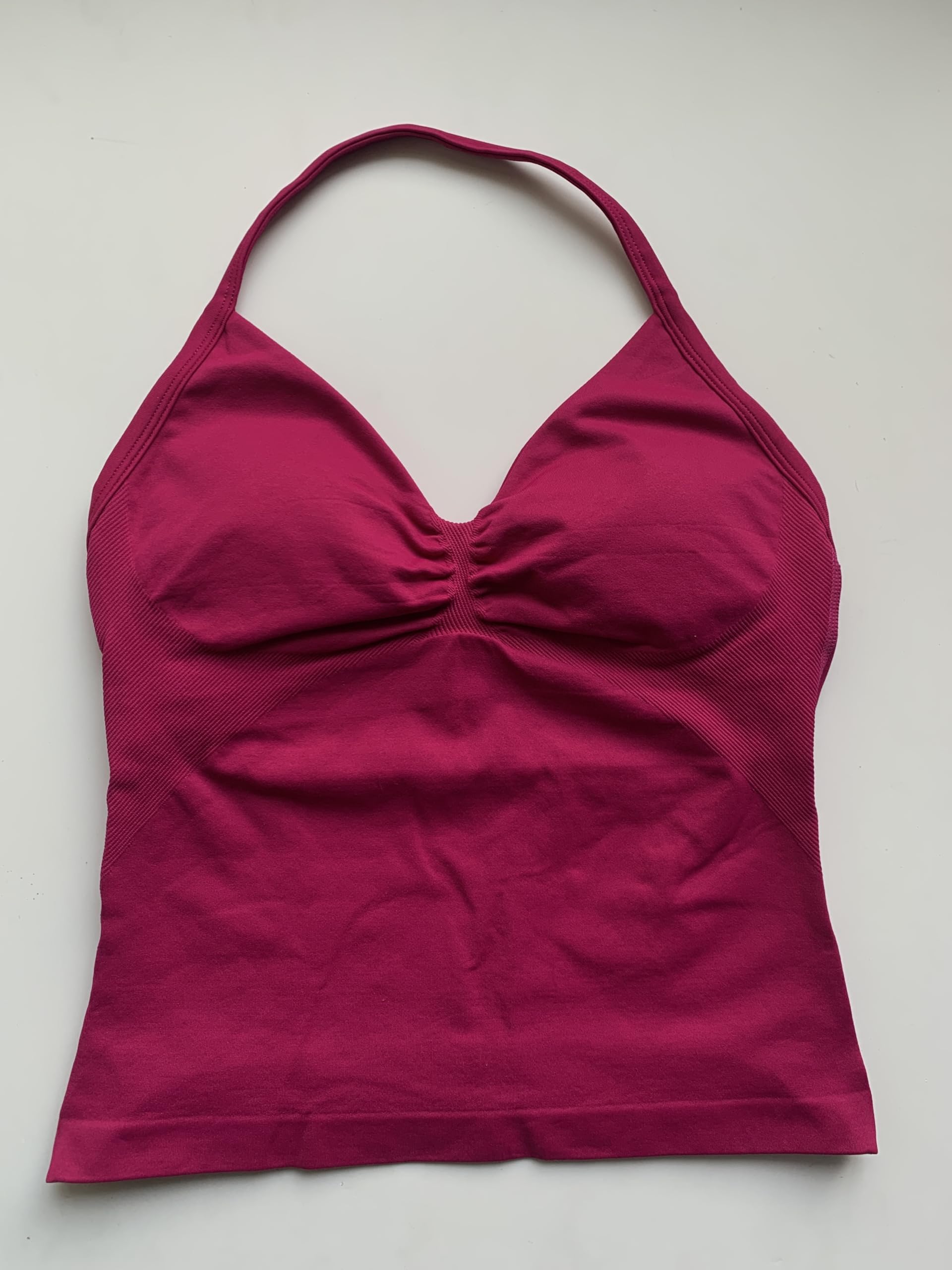 Impact Longline Haut à bretelles pour femme Haut à dos nu pour entraînement de compression Gym Fitness