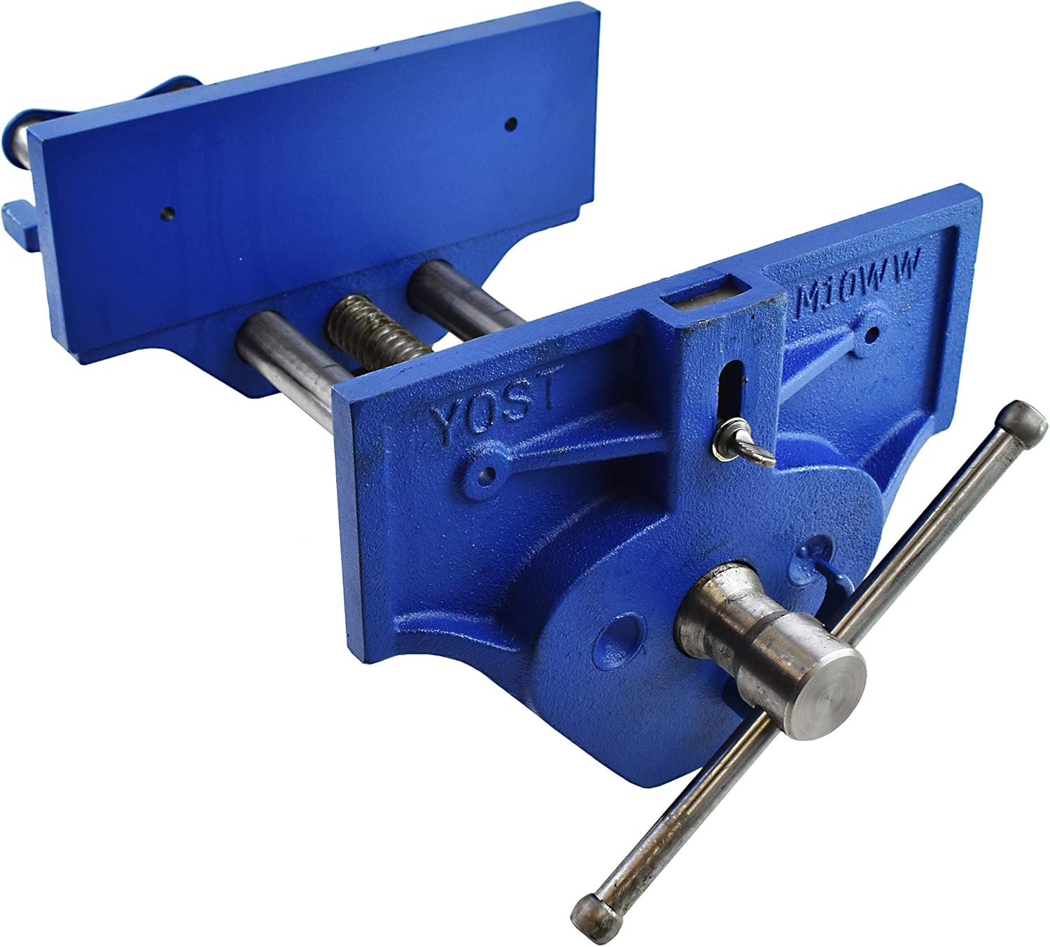 Blue Woodworking Vise with Rapid Action Feature