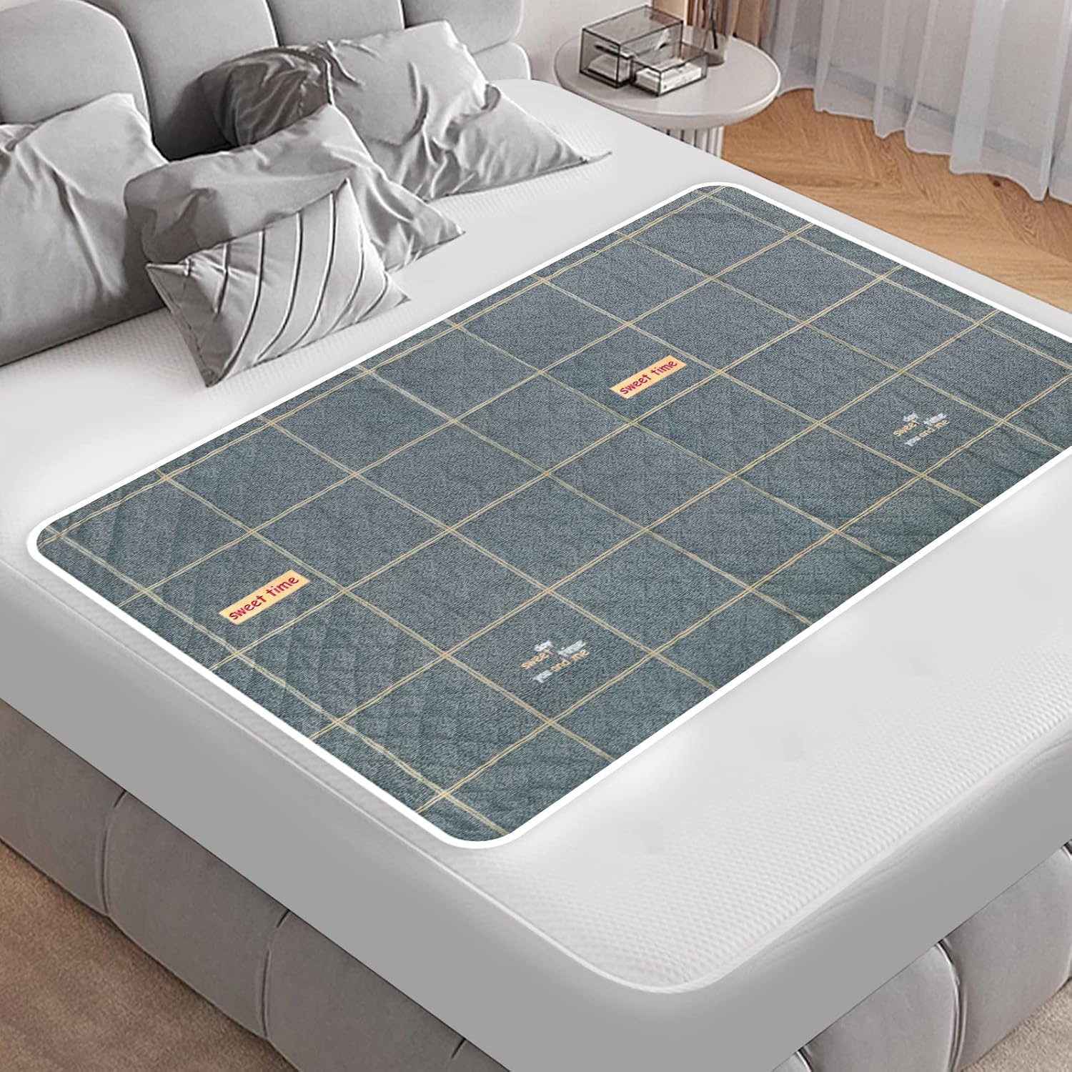 Newthinking Washable Incontinence Bed Pads, 80 x 120cm Reusable Bed