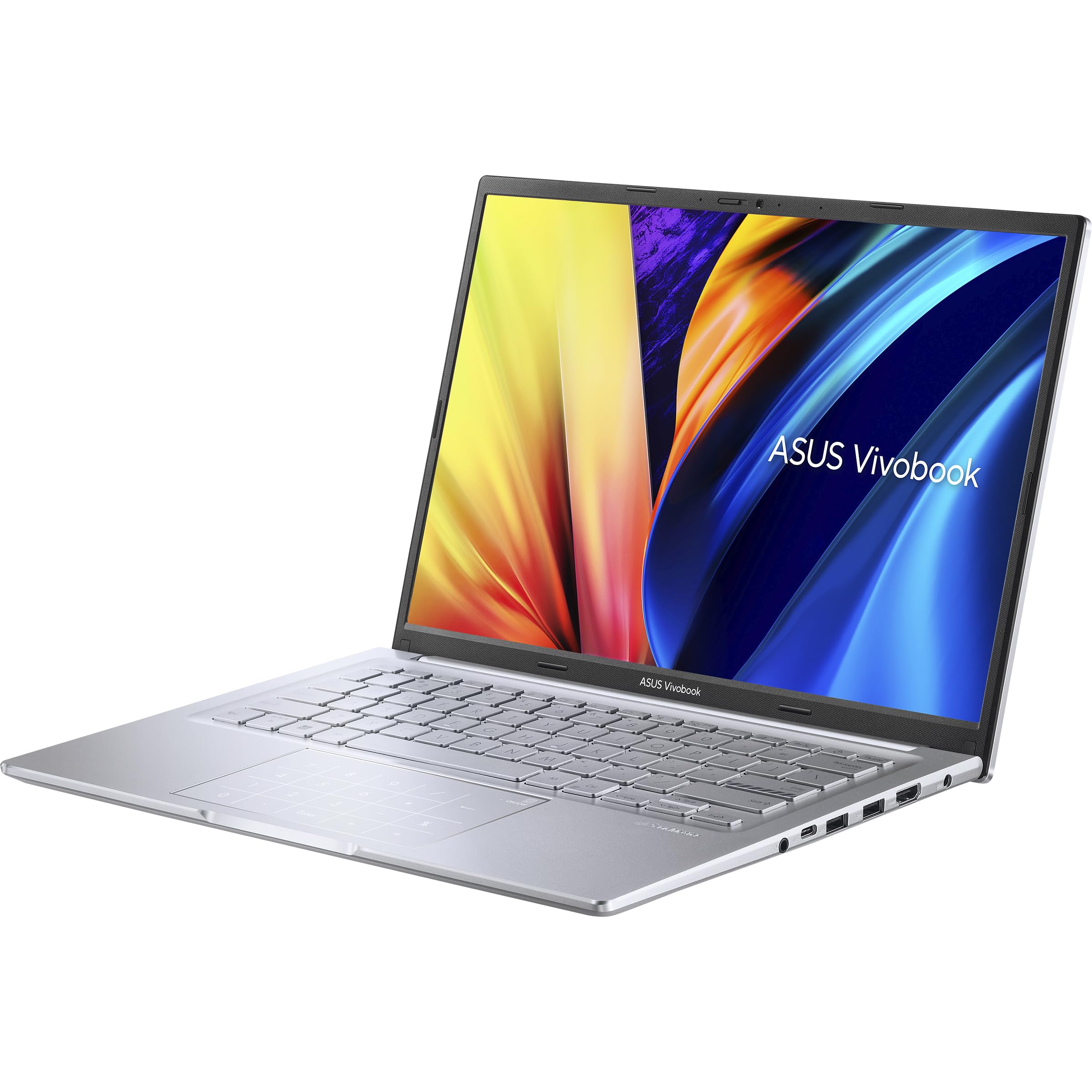 ASUS Vivobook 14 S1405VA-LY276W 14 Pouces WUXGA PC Portable (Intel Core i9-13900H 5.4 Ghz, 16 Go DDR4, 1To SSD PCIe 4.0, Intel Iris X Graphics, Windows 11 Home) - Clavier AZERTY - Gris