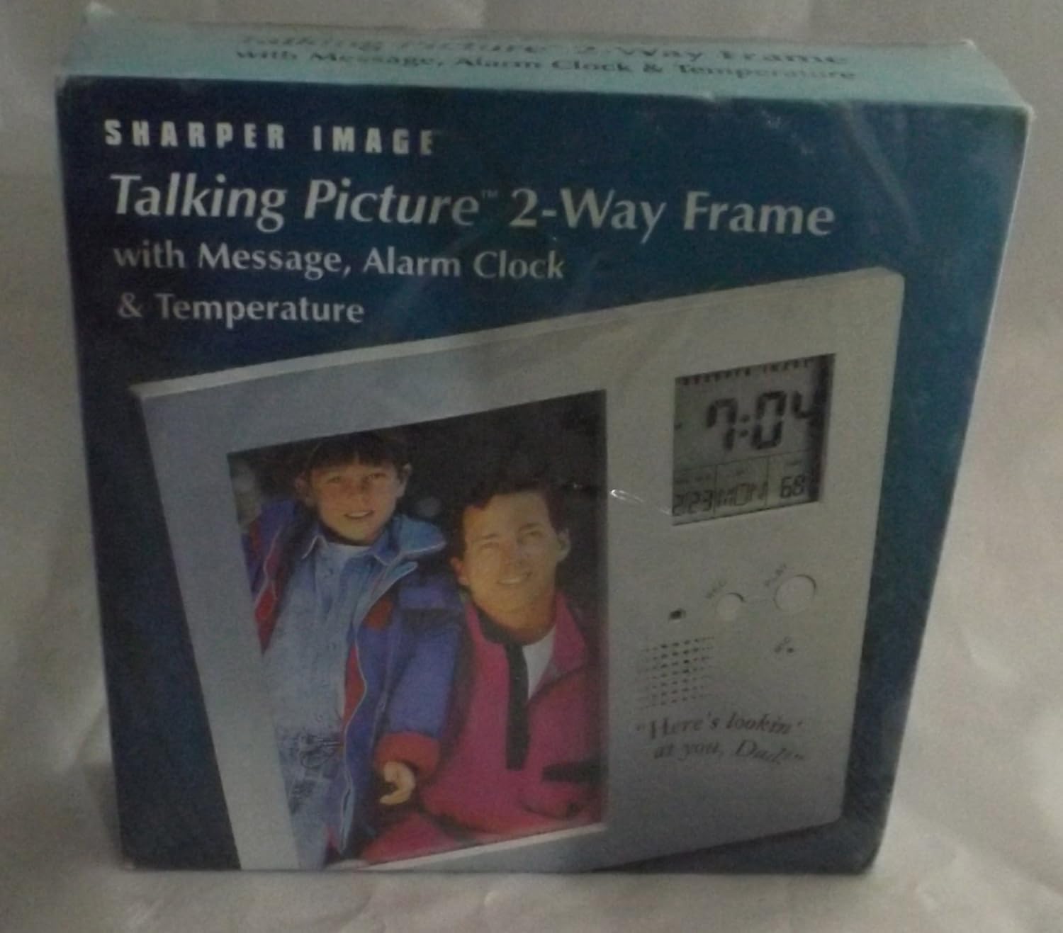 Talking Picture 2Way Frame with Message, Alarm Clock