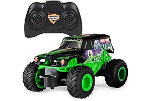 Potente Monster Jam Grave Digger 1:24 a Control Remoto con Frecuencia 2,4 GHz