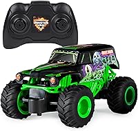 Official Monster Jam Grave Digger 1:24 Scale RC Monster Truck - 2.4GHz Remote Control, 250ft Range, Kids Ages 4+ Stunts & Crashes