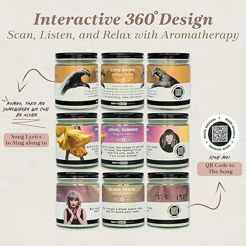 Miniatura 3 de Taylor Bundle  3 velas aromáticas de cera de coco de soja vegana de 9 onzas para decoración del hogar, regalo para amigos, hombres, mujeres y