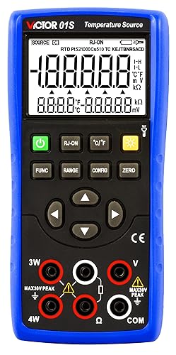 Vista 4 de Victor/RuoShui Calibración multifunción 11+ Calibrador de proceso multifuncional profesional de corriente y voltaje Fuente de señal de proceso