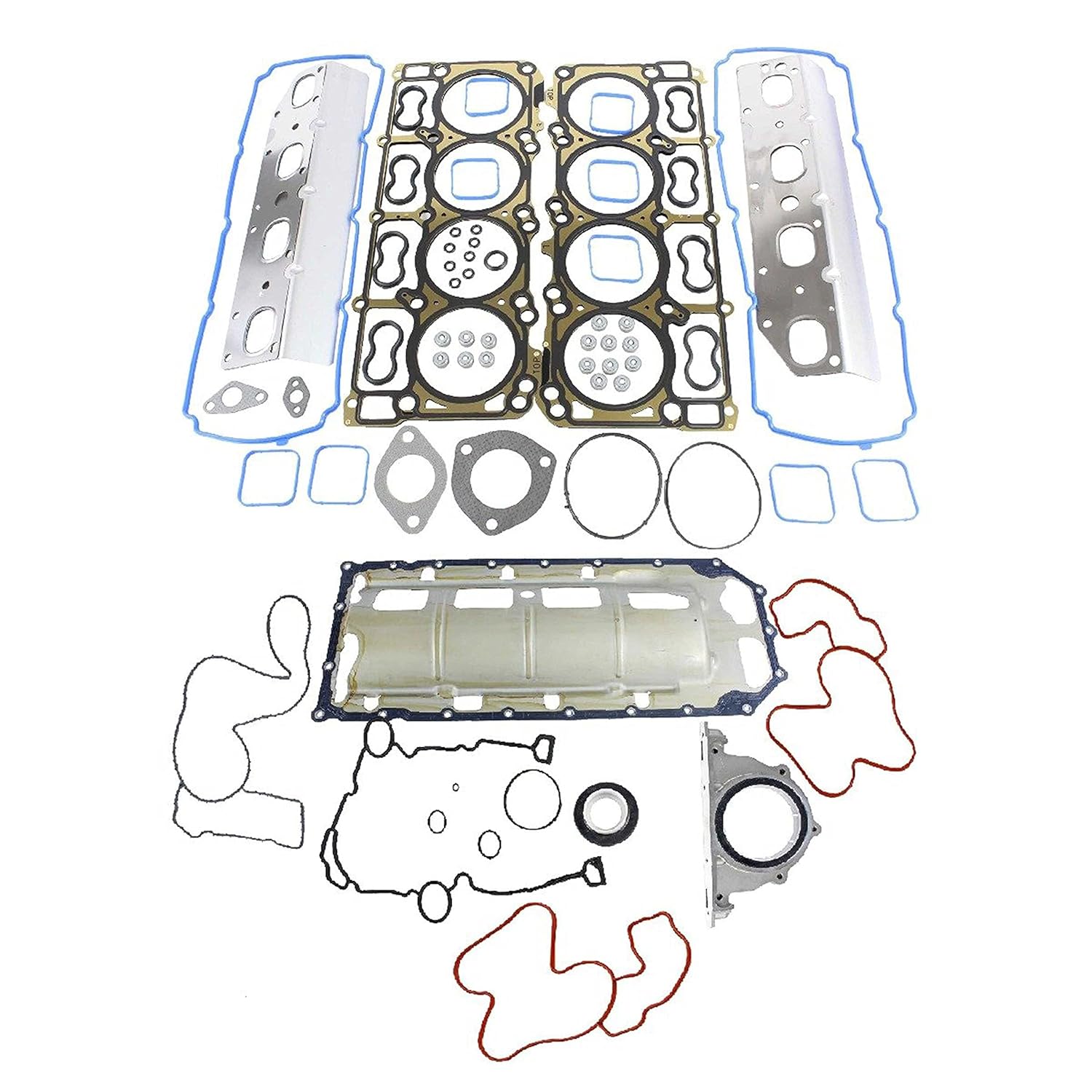 DNJ FGK11631 Full Gasket Set for 2009-2019 Chrysler Dodge Ram Aspen Ram 1500 3500 5.7L V8 OHV 345cu Naturally Aspirated