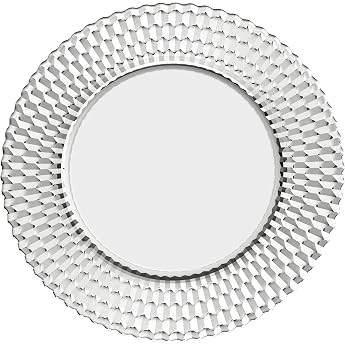 Villeroy and Boch Boston Dinner Plate, Luxury Presentation Plate for the Festive Table, Crystal Glass, Clear | Servierplatte,