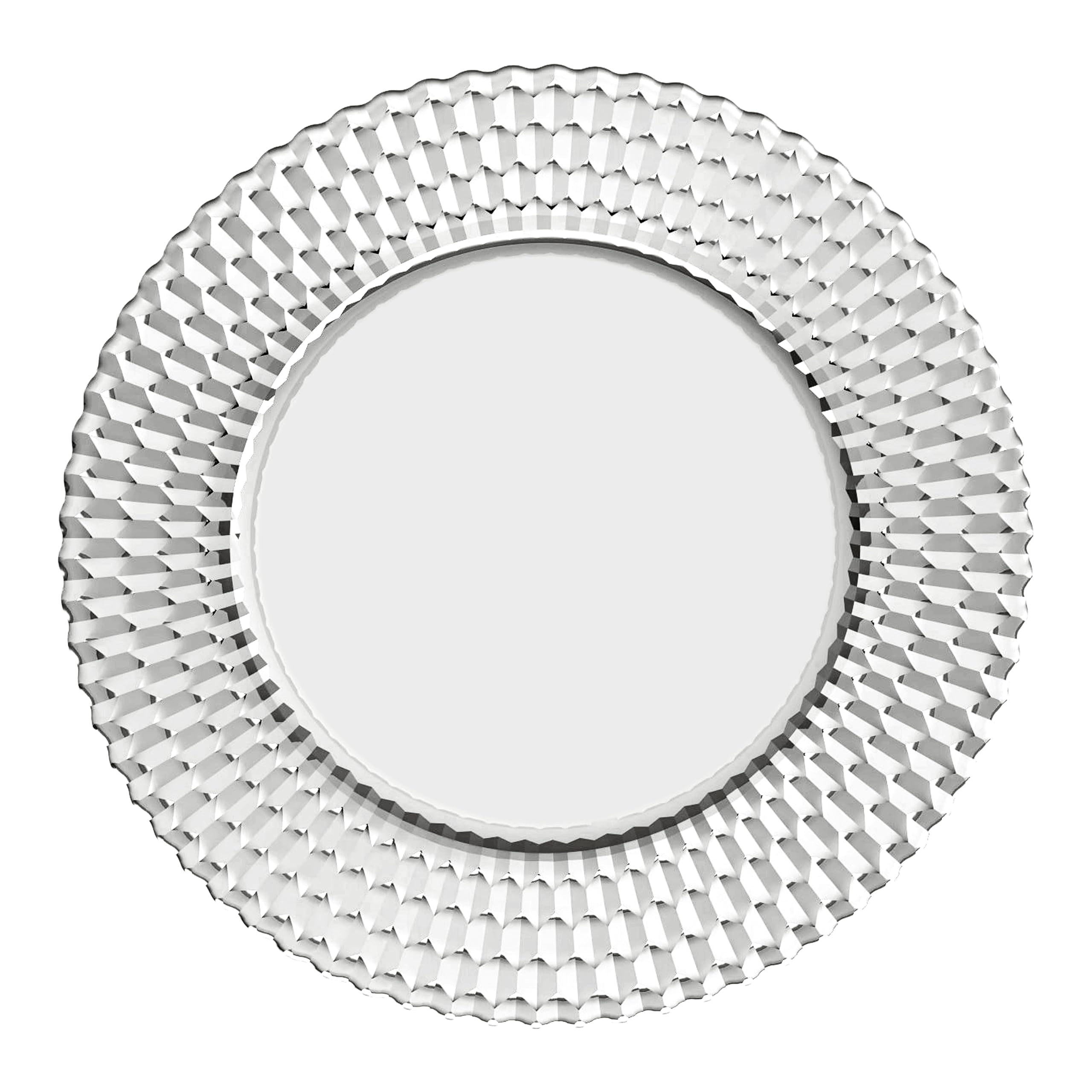 Villeroy & Boch - Boston Charger Plate, Luxurious Presentation Plate for Celebration Meals, Crystal, Transparent
