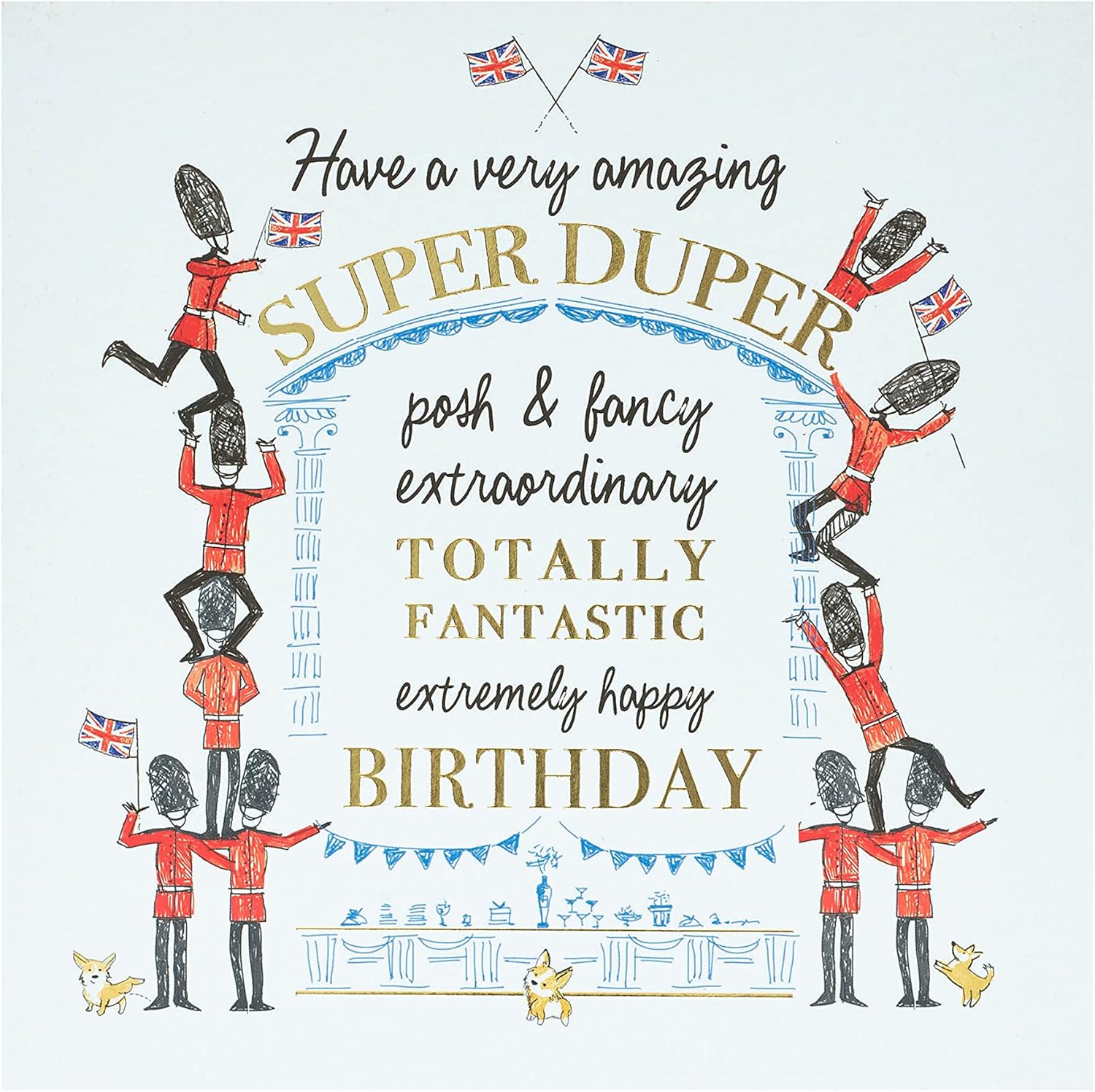 Royal Theme Birthday Card Beefeater Birthday Card Queens Guards