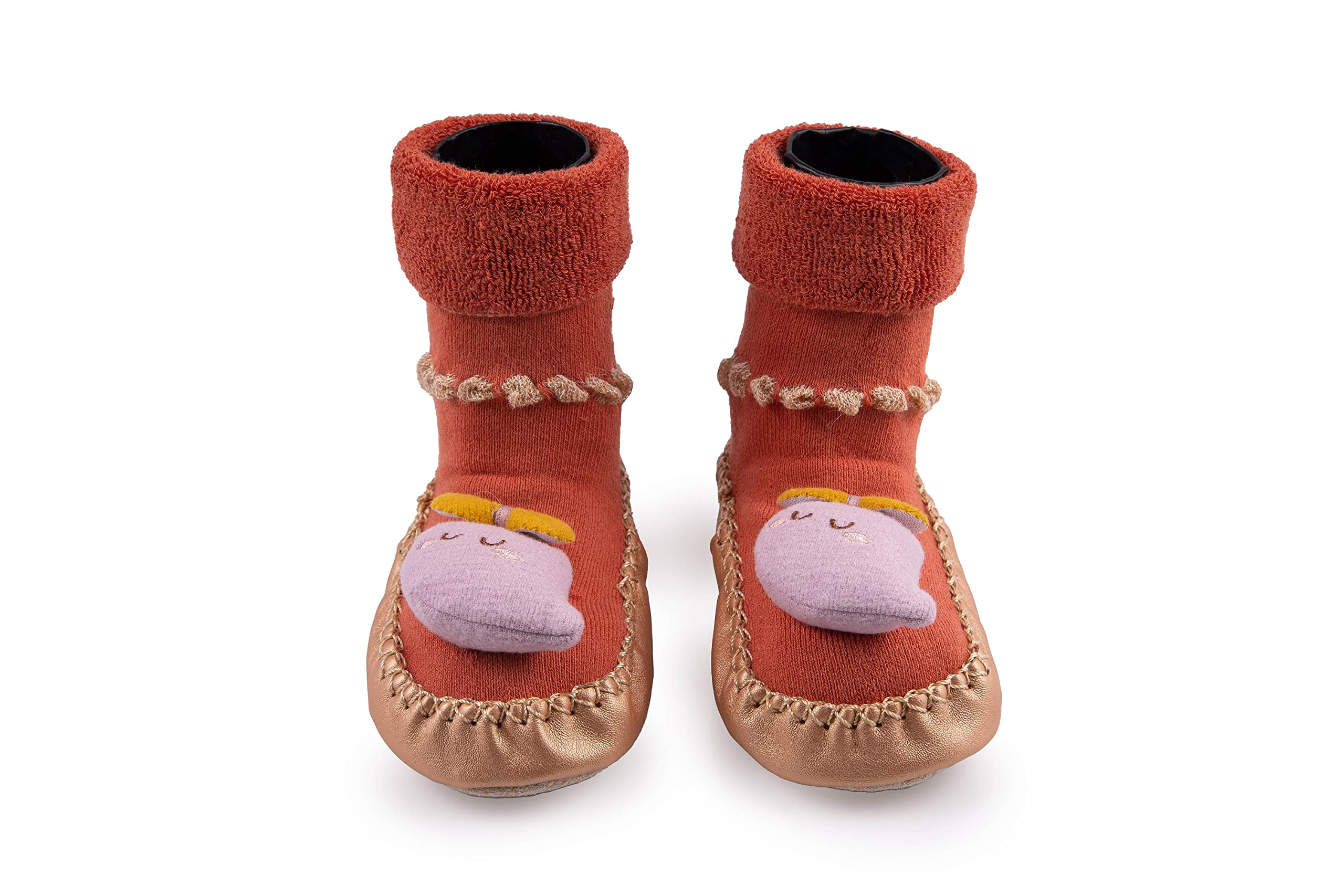 Toddler Anti-Skid Ankle Socks Shoes for New Born Kids Casual Breathable Cotton Booties 63 orange 6-12 Month (B0C373K975) Amazon Price History, Amazon Price Tracker