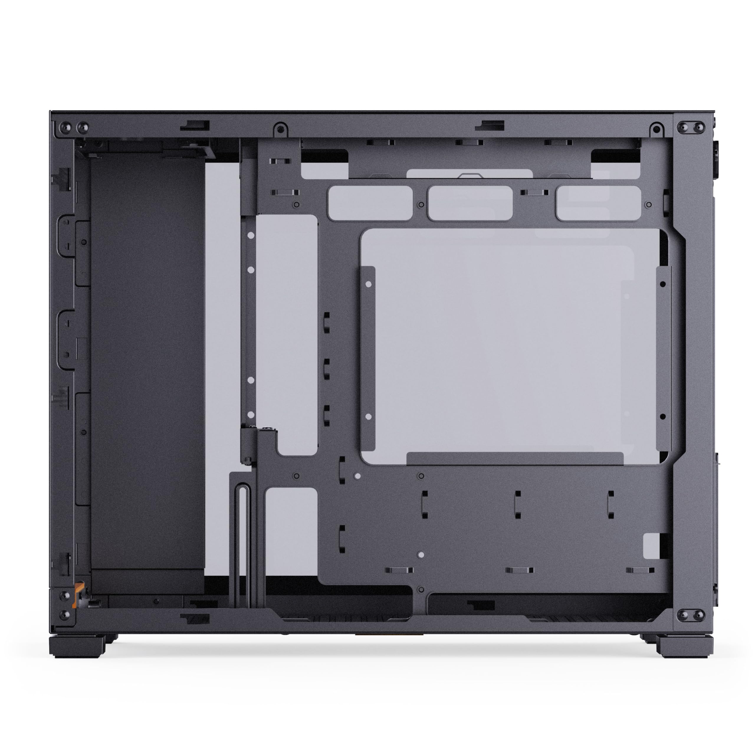Jonsbo D32 STD Case PC Nero | Mini Case per Micro-ATX con vetro temperato, compatibile Back-Connect, forte flusso d'aria, compatto e stiloso per build da gaming