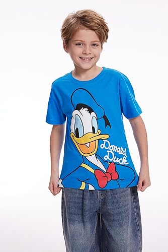 Miniatura 2 de Disney Mickey Mouse & Friends - Paquete de 4 camisetas para niños pequeños y niños pequeños, azulrojoamarillonaranja